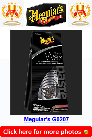 top 5 wax for black cars # 1 pick meguiar's g6207 black